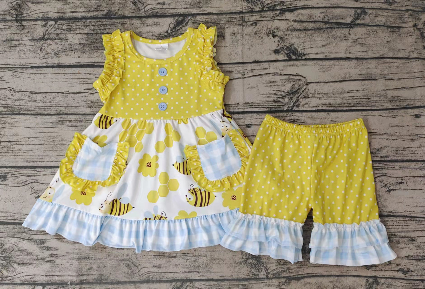 yellow top with shorts  outfits