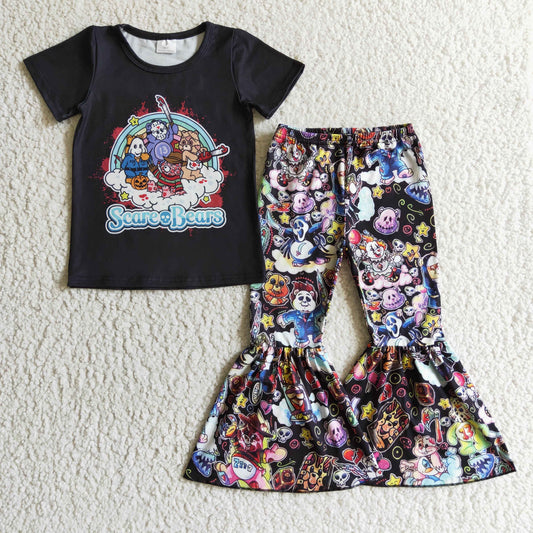 Cute Clothes GSPO0177 girls outfit short sleeve and long pants
