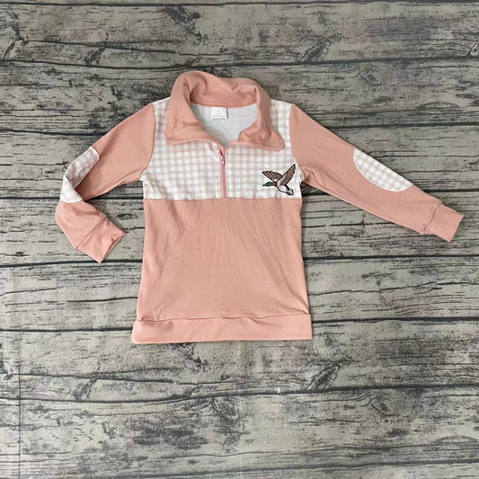 Bull Head Arrow Zip Long Sleeve Sweatshirt