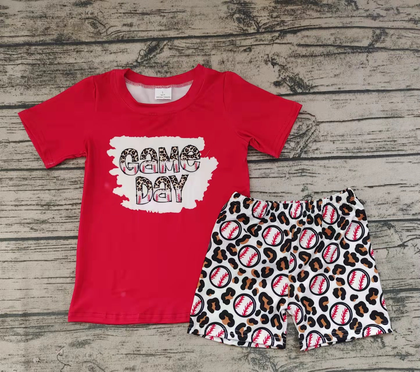cameday red boys outfits