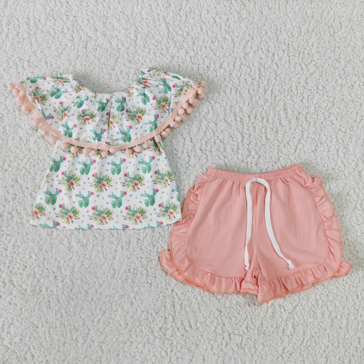 PINK TOP WITH SHORTS
