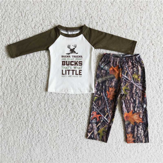6 A15-15 camo boys Long Sleeve outfits