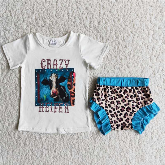 Cow Leopard Bummines Set