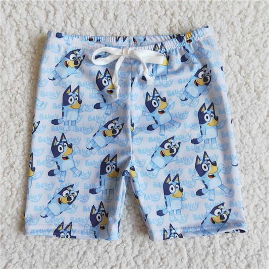 E10-28 dog Boys Swim Trunks