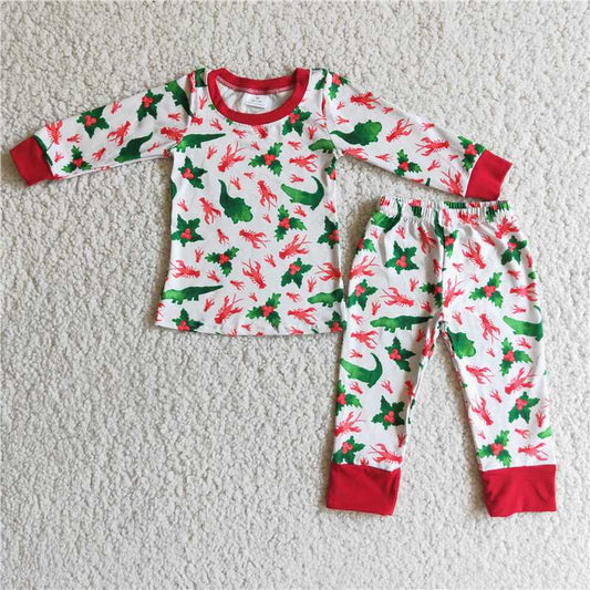 Christmas pjs boys outfits
