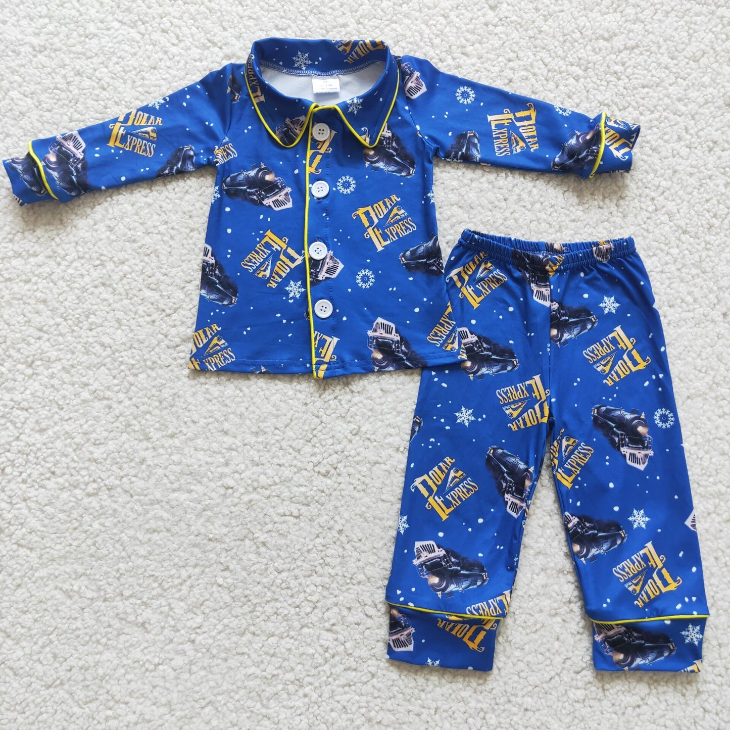 blue pjs boys outfits
