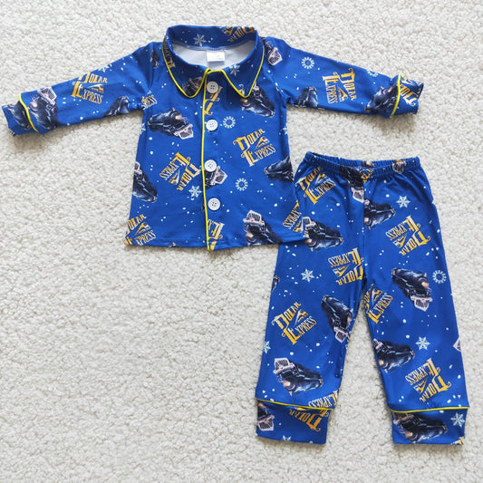 blue pjs boys outfits