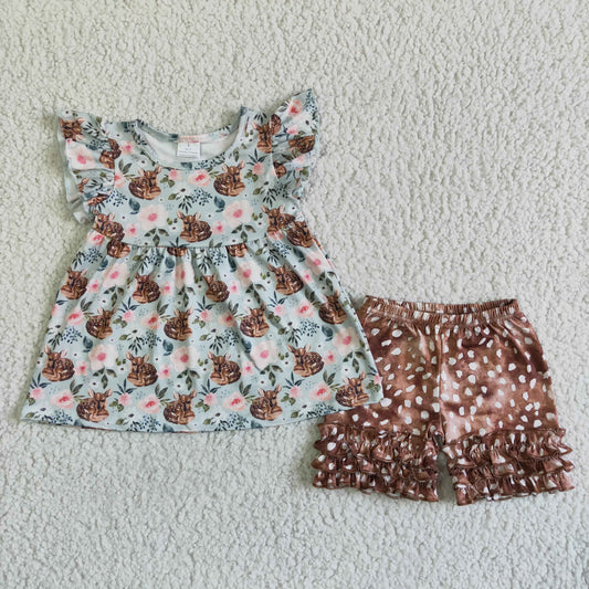 cow fabric summer outfits