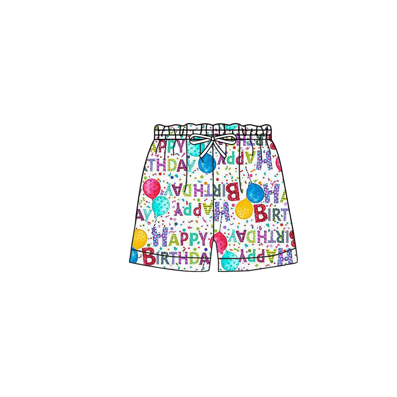 happy birthday boys  shorts