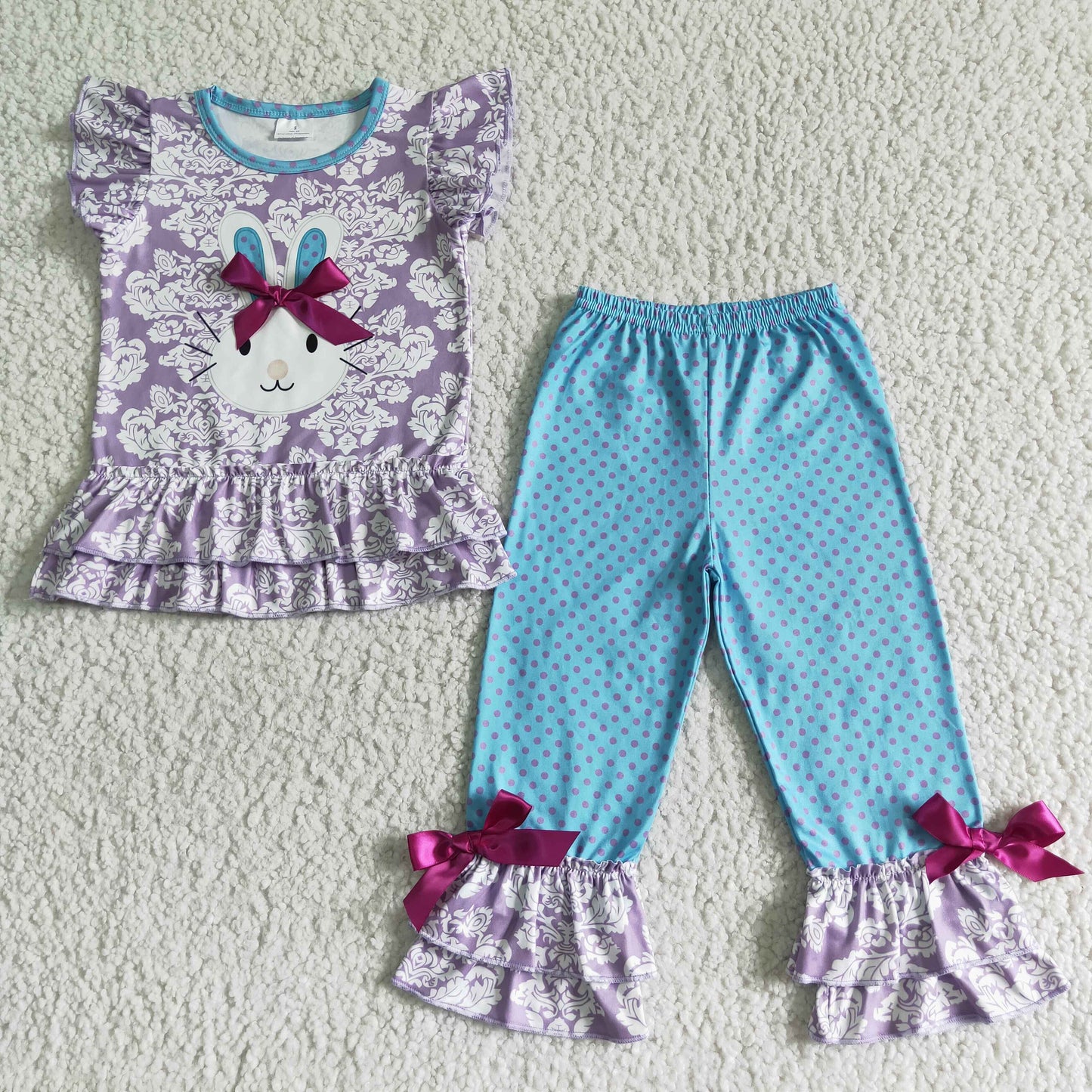 easter top with long pants outfits