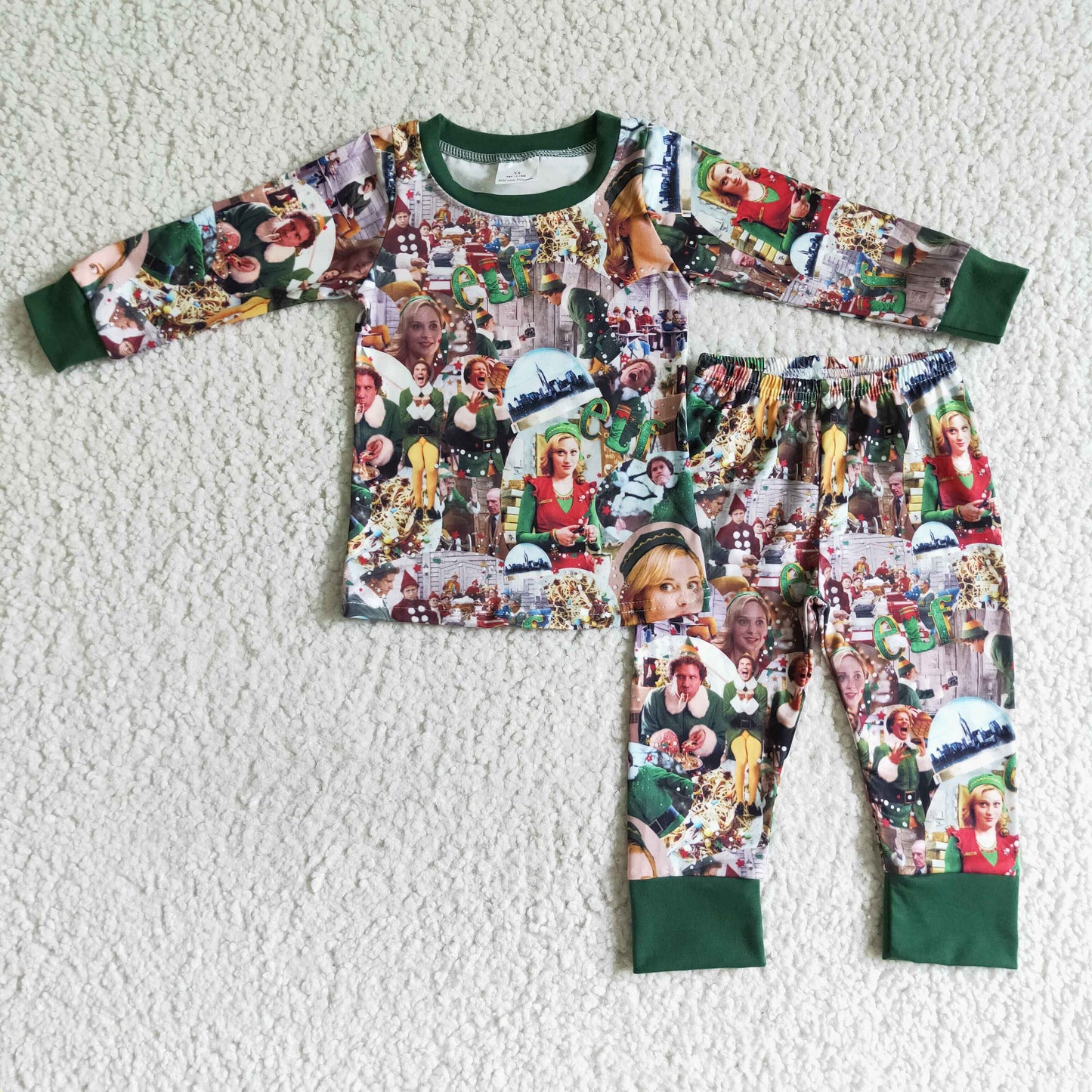 BLP0051 Kids Clothing  Boys Long Sleeve Top And Long Pants Pajamas