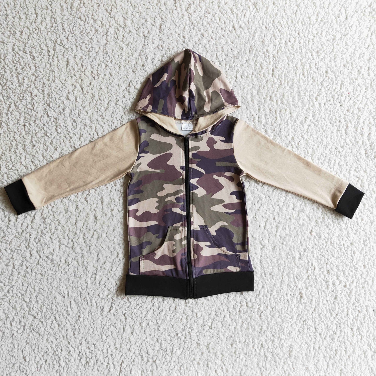 RTS NO MOQ ETA 5/7days Arrived BT0085 boys  long sleeve zipper jacket with a hat