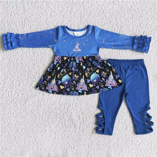 BLUE  LONG OUTFITS