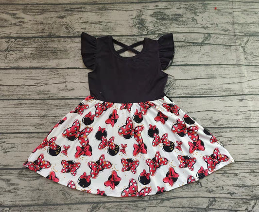 black rop with skrit dress