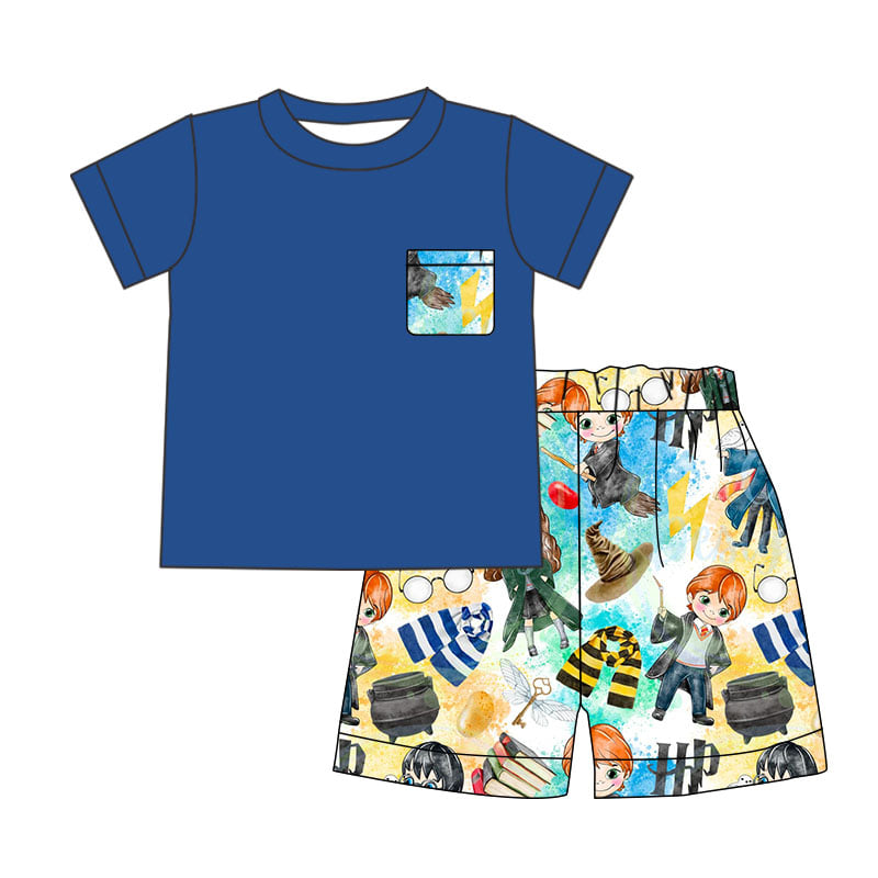 blue boys outfits