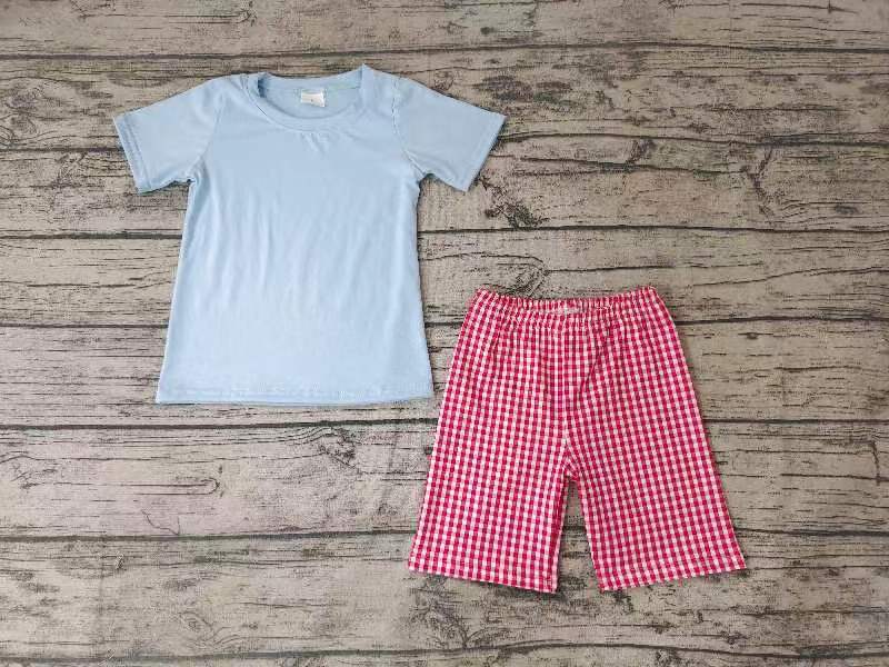 boys short sleeve top with short pants