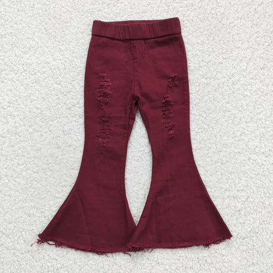 P0047 Red Double Lace Jeans