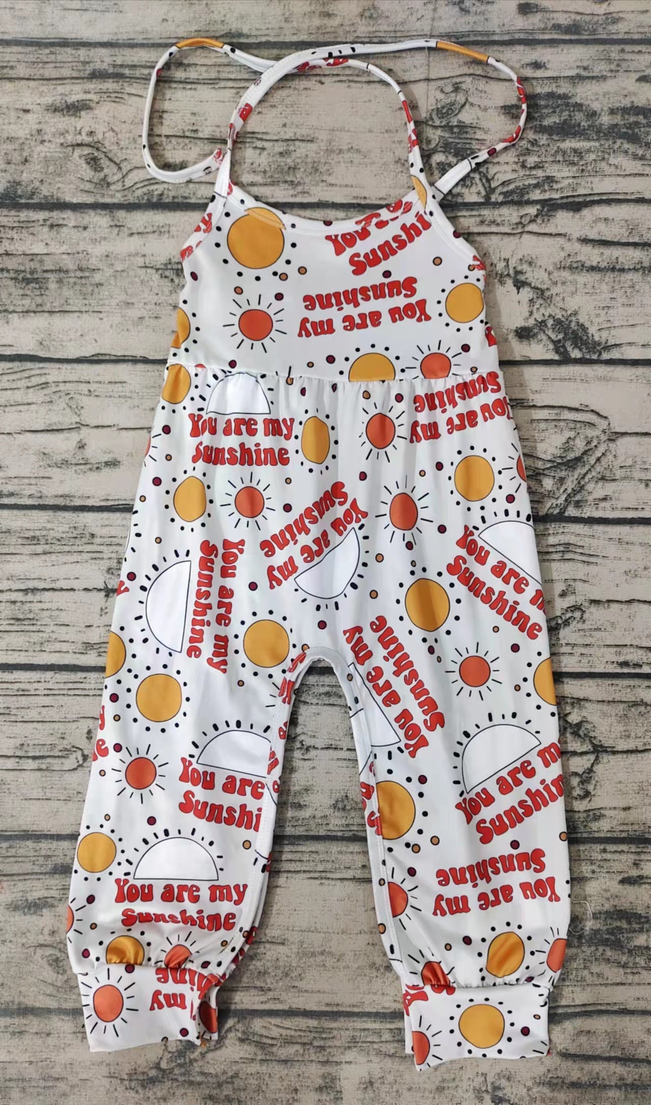 sun flower summer romper