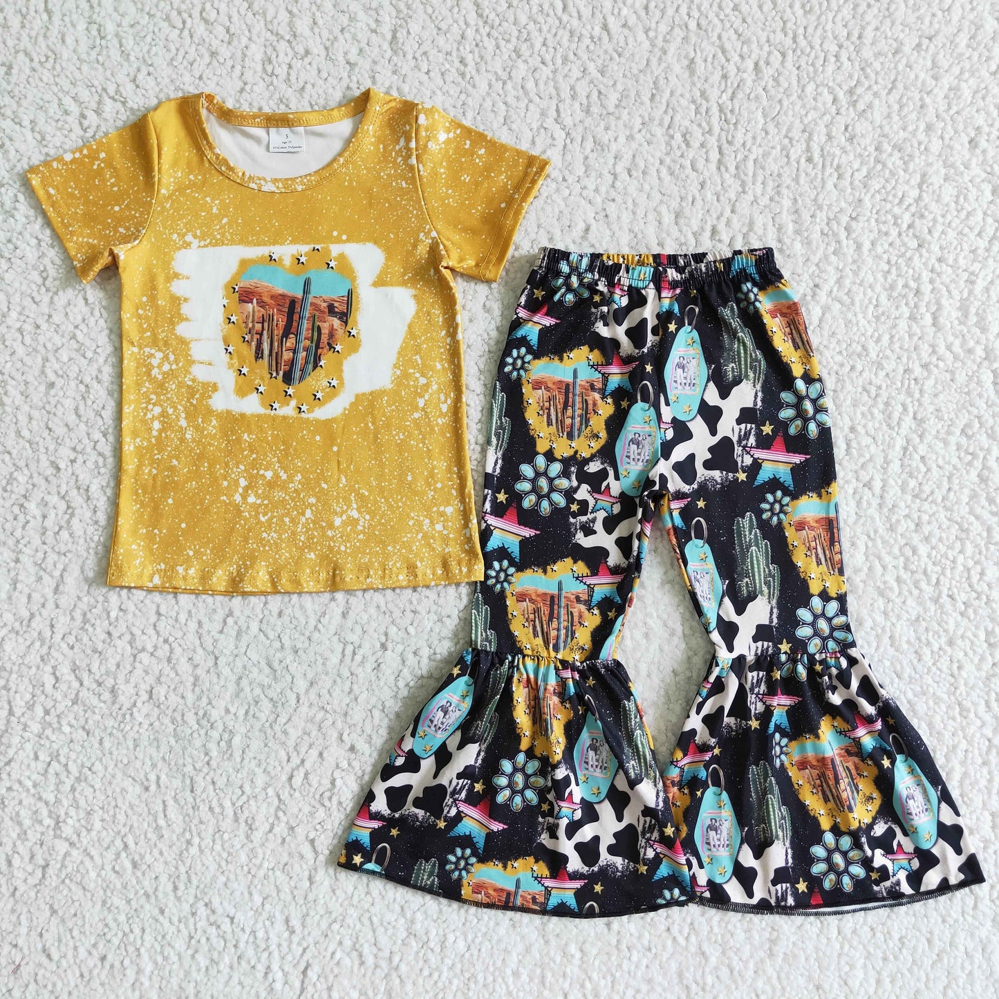 yellow top with long pants outfits