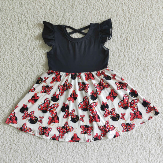 BLACK TOP SUMMER DRESS