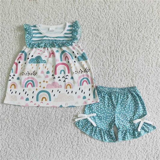 Rainbow Girl Suit