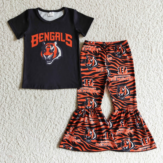 Cute Clothes GSPO0187 Girls outfit short sleeve long pants set