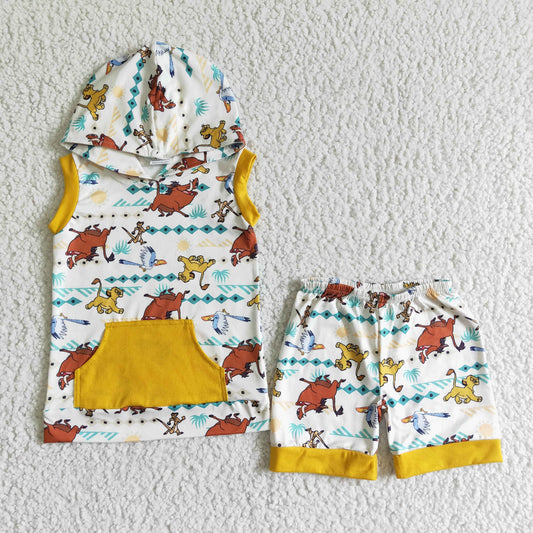 boys summer top with shorts outfits