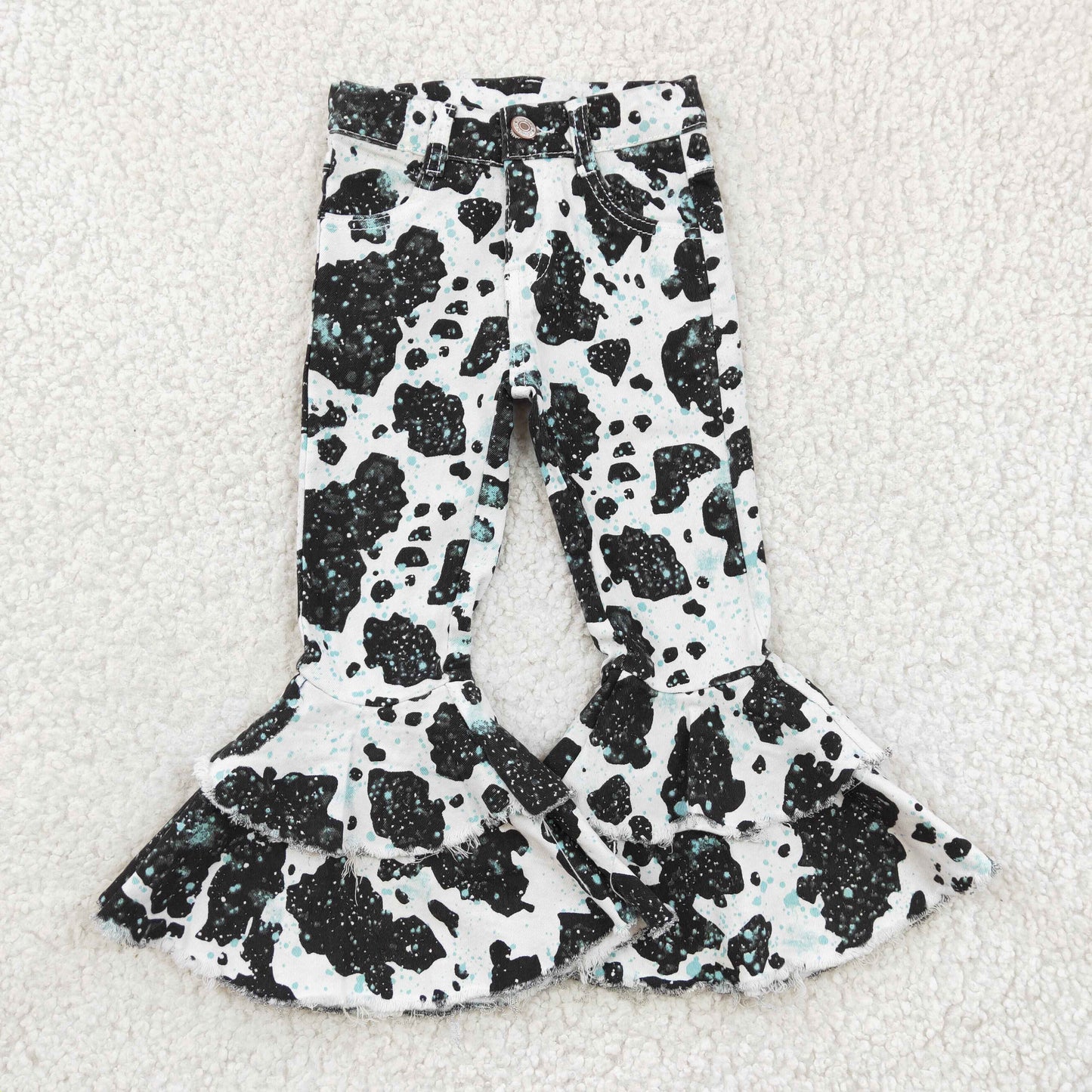 RTS NO MOQ（In Stock) cow denim long pants