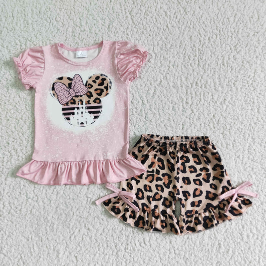 SUMMER PINK TOP with shorts