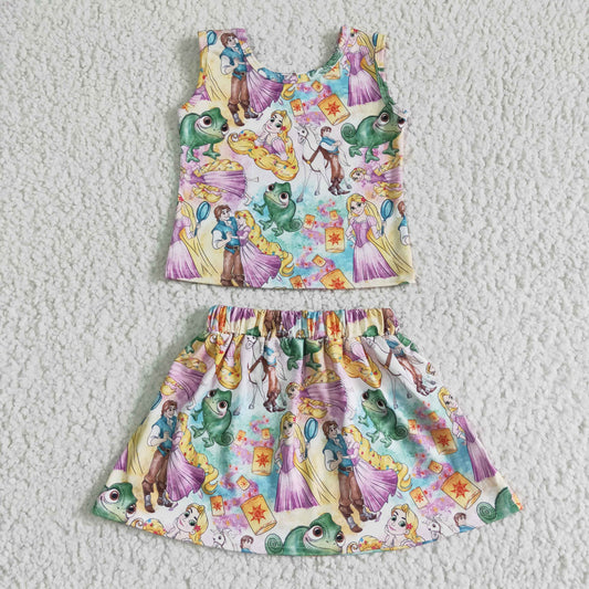 vest with skrits outfits