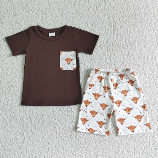 cotton top with cow fabric outfits