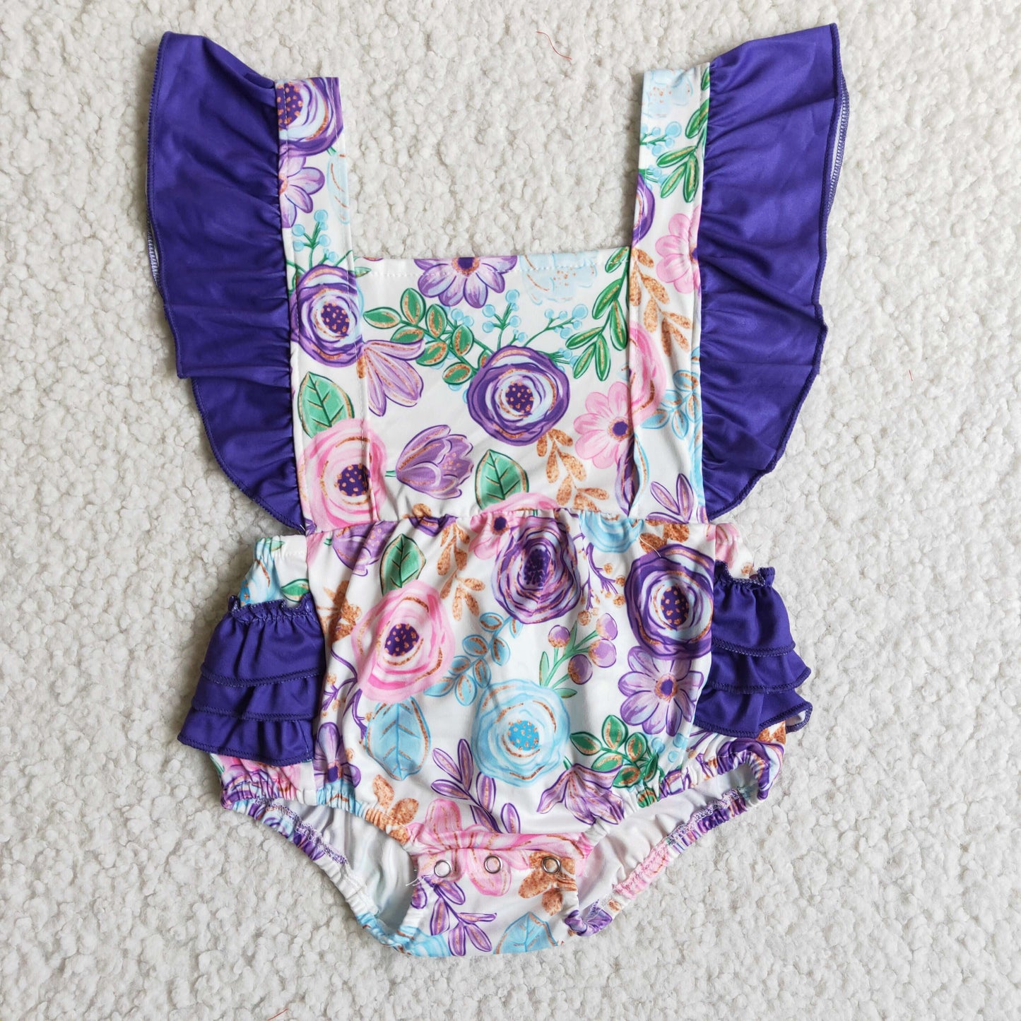 flowers romper