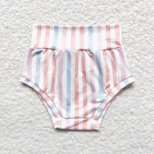 SS0044 Color Striped Milk Silk Briefs