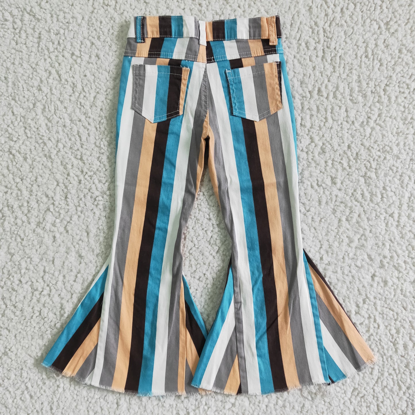 P0002 STRIPE DENIM LONG PANTS