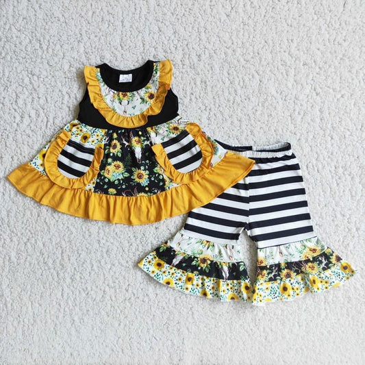 SUNFLOWERS WITH POCKET OUTFITS