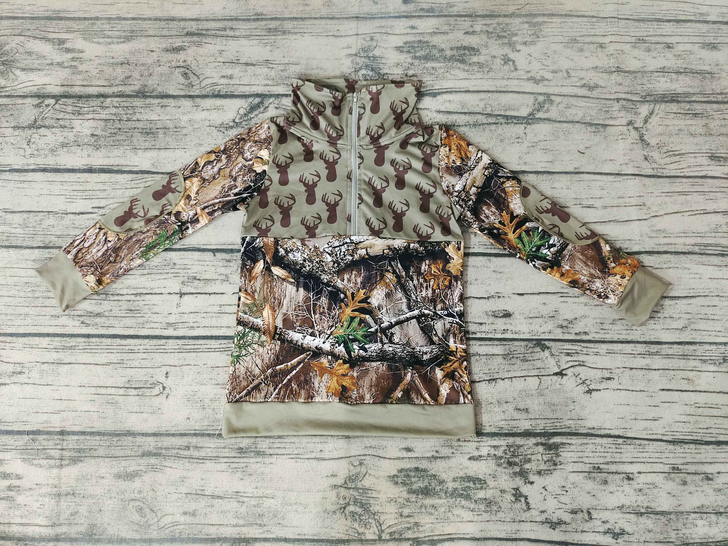 boys brown polo shirt long sleeve top milk silk