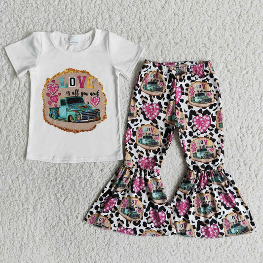 Valentine truck love outfits with long pants