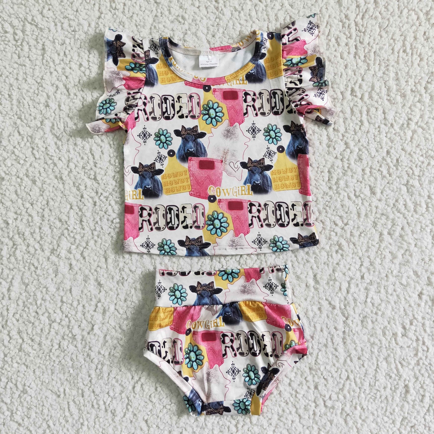 cow fabric outfits