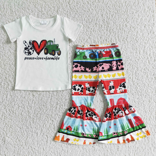 farm top with pants outfits