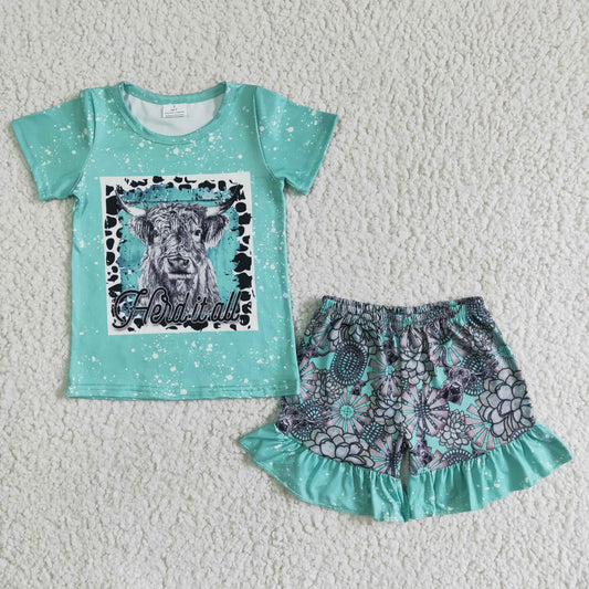 teal cow outfits