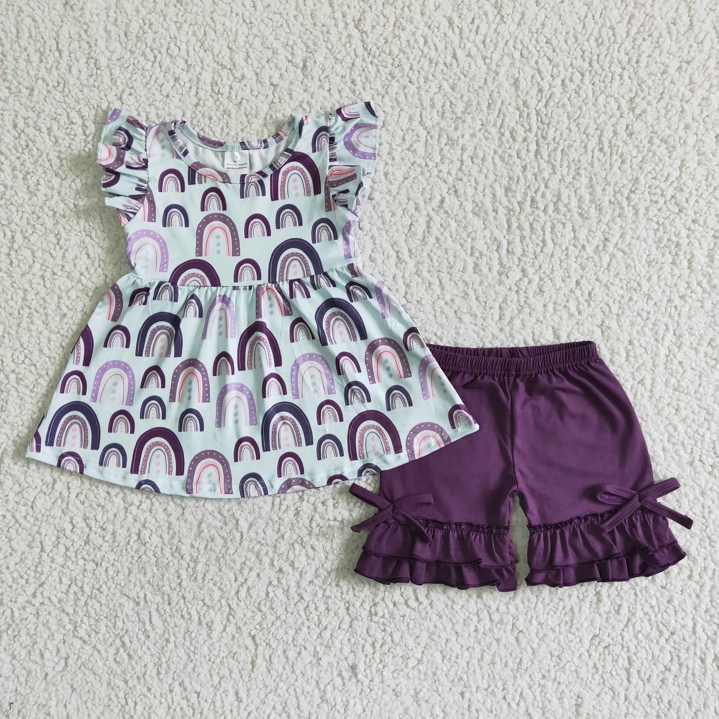 Rainbow purple outfits