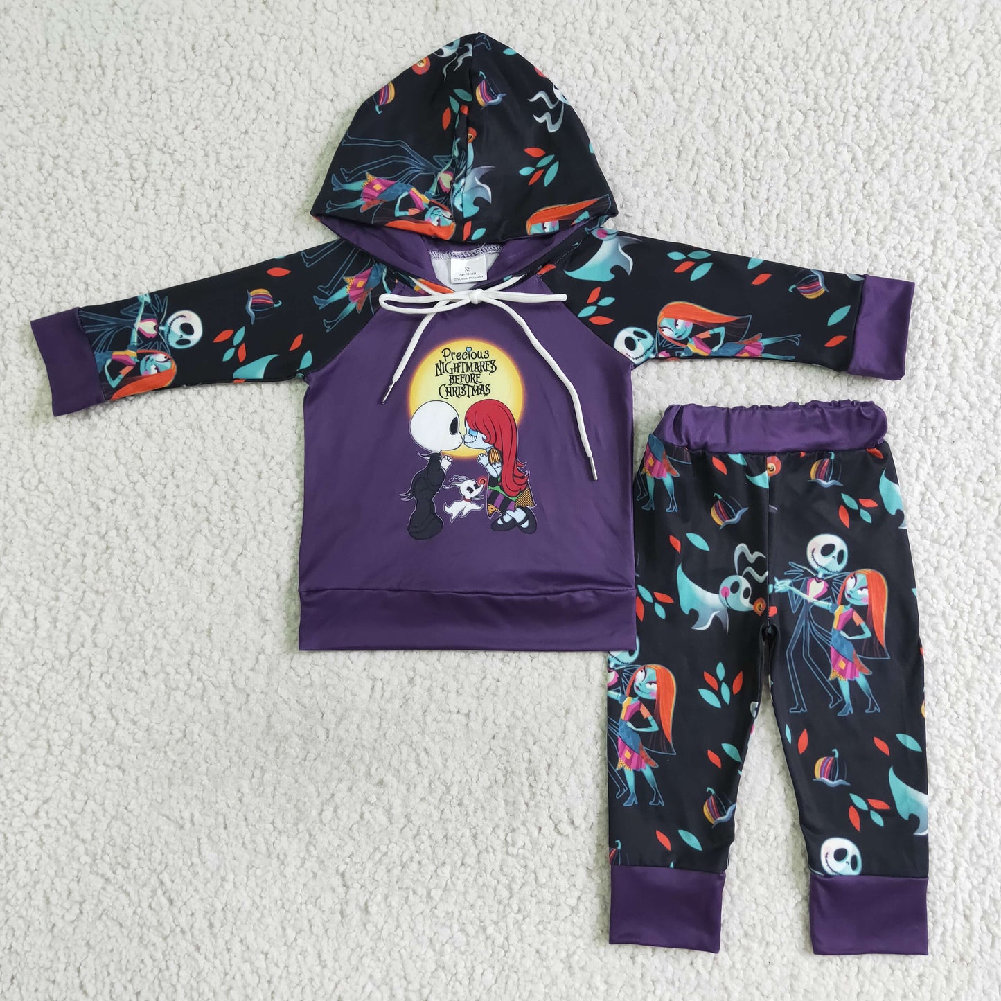 BLP0030 boys clothing cow print long sleeve long prints baby clothing milk silk with a hat