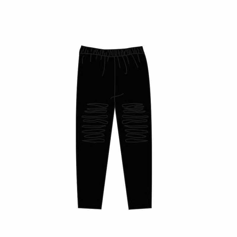 Black Cotton Pants