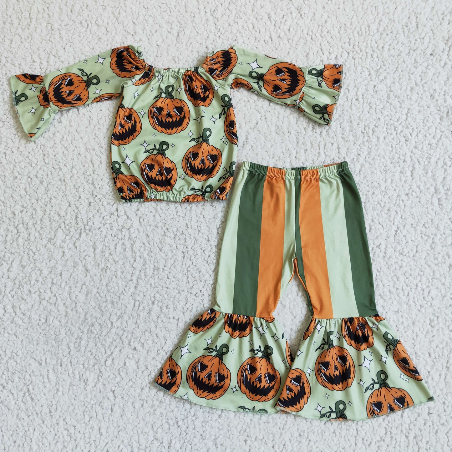 RTS NO MOQ ETA 5/7days GLP0023 long sleeve long pants girl"s outfit