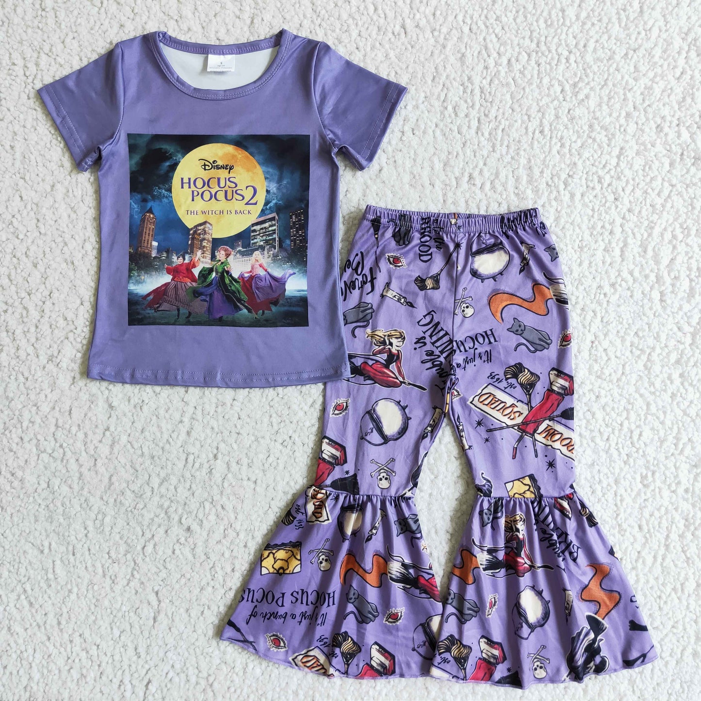 Cute Clothes GSPO0132 Girls short Sleeve Top Long Pants