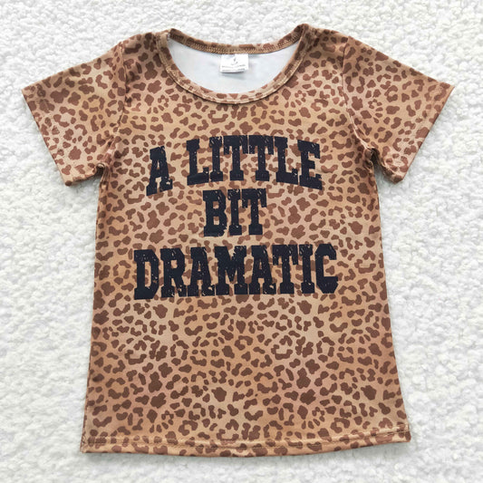 BT0219 leopard print summer t-shirt