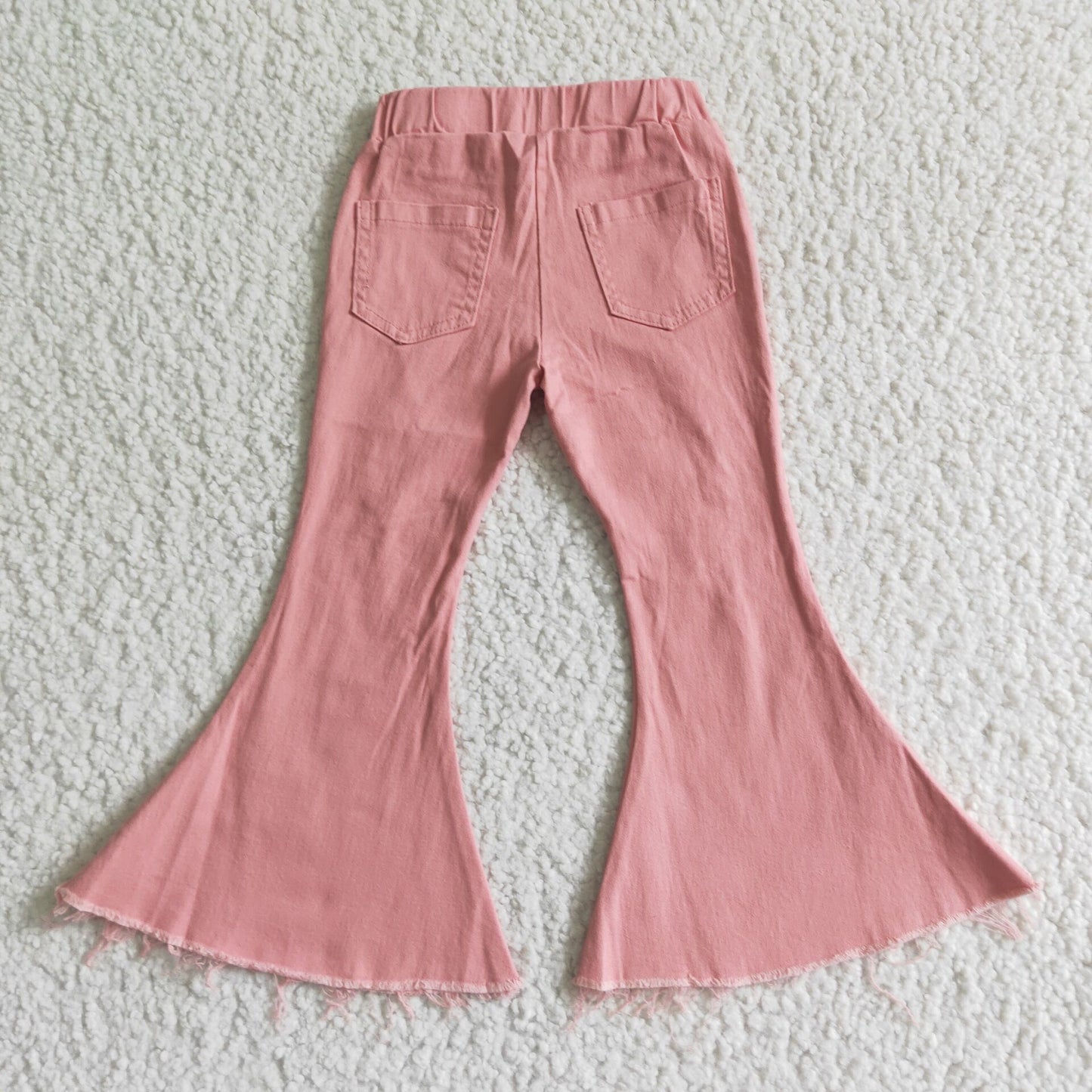 pink denim pants