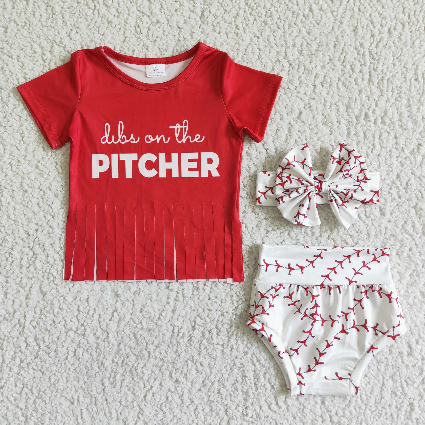 red bummies with bow