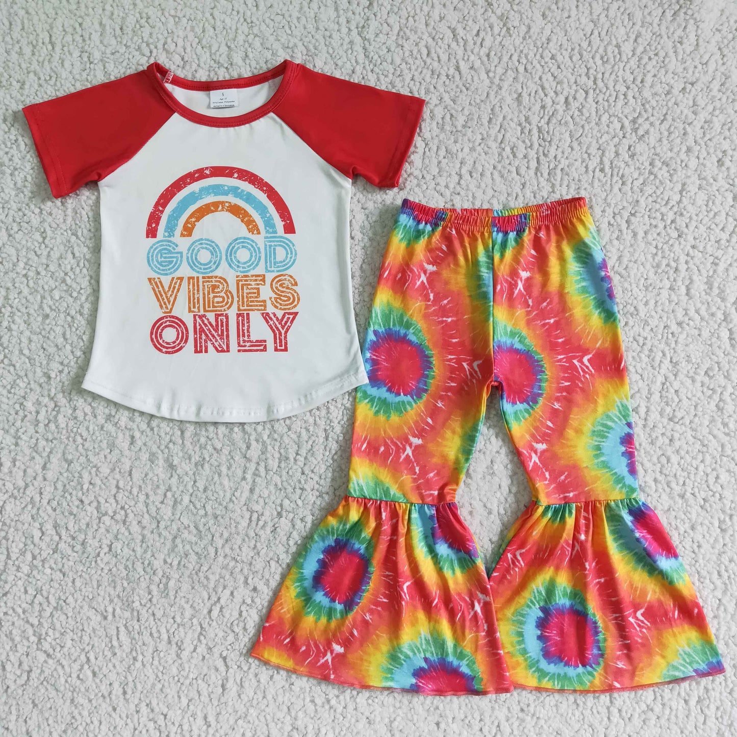 rainbow sun top with long pants outfits
