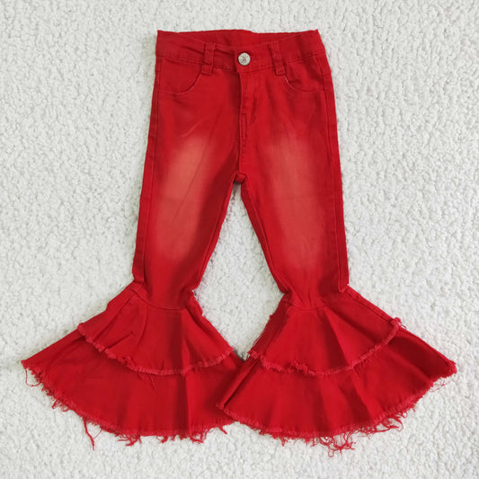 red pocket denim bell